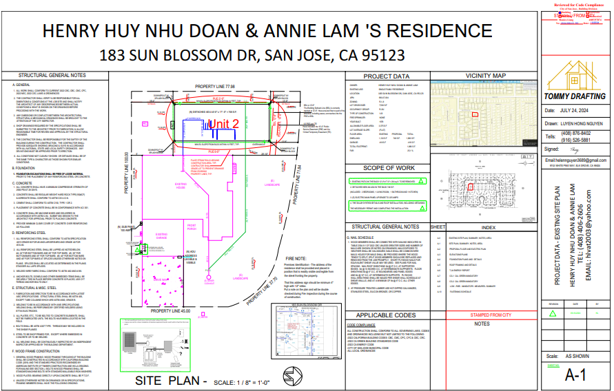 CITY SAN JOSE ADU 2BEDS