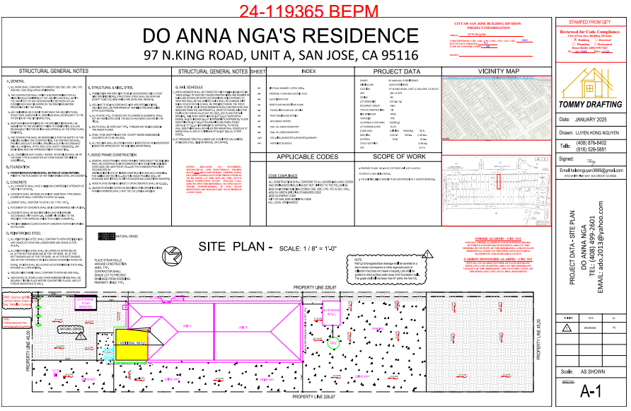 CITY SAN JOSE DUPLEX ADDITION