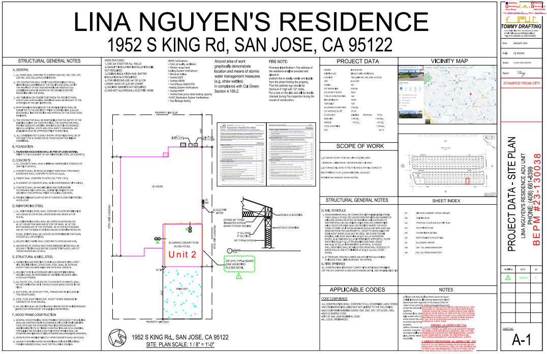 CITY SAN JOSE GAGARA CONVERTING TO ADU
