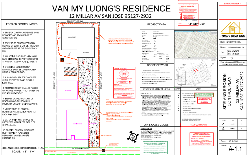 COUNTY SANTA CLARA ADU & 2CAR-GARAGE